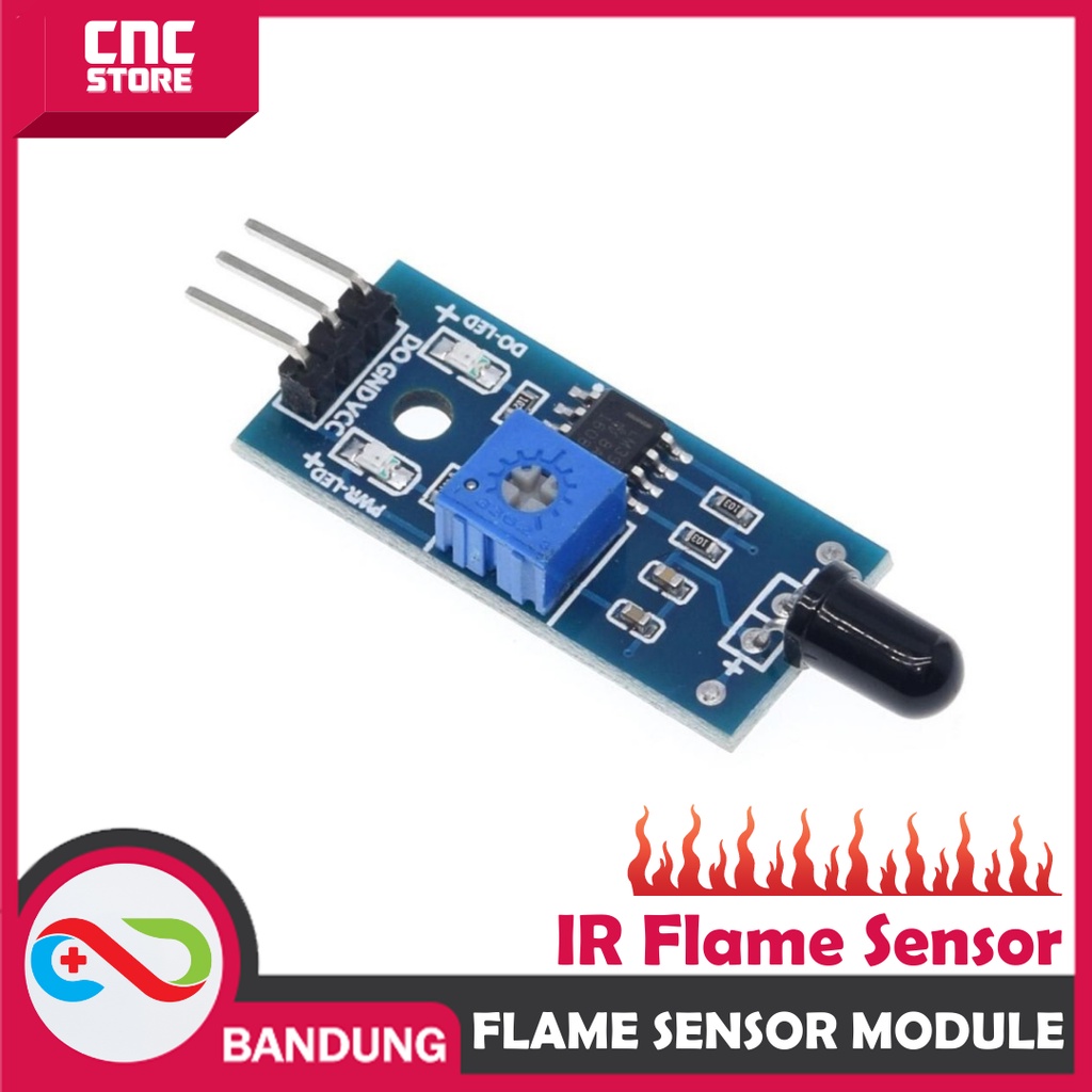 Jual FLAME API INFRARED SENSOR MODULE FOR ARDUINO UNO NANO MEGA ...