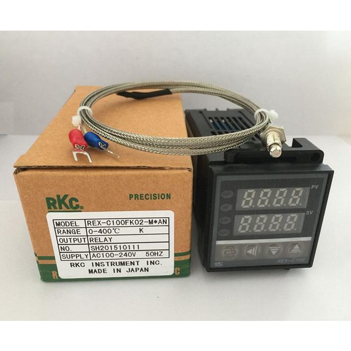 Jual Thermostat / Termostat Digital REX-C100 RKC Japan Relay Output ...