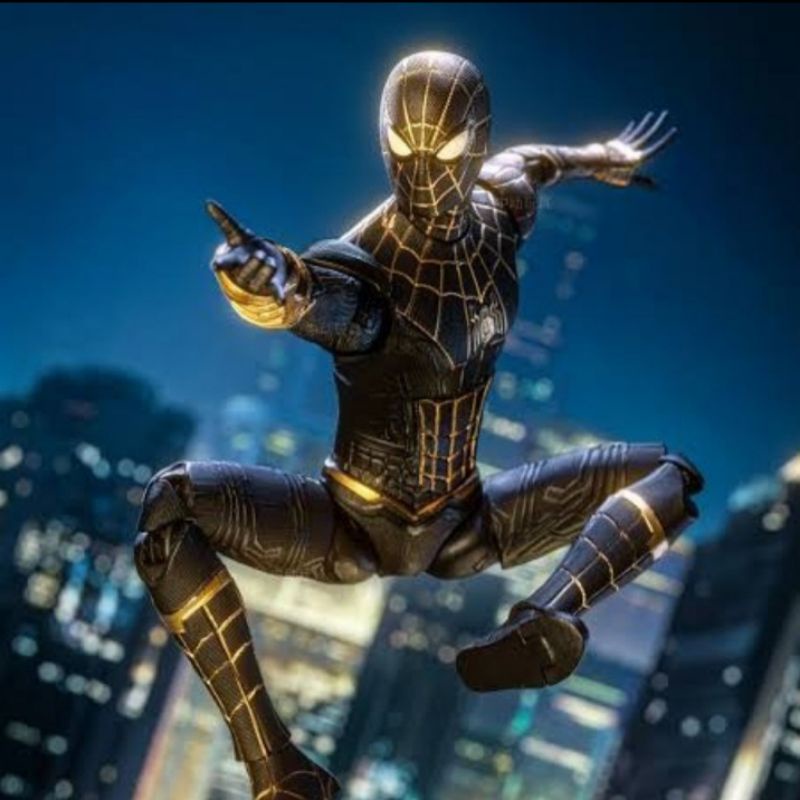 jual-zd-toys-marvel-avengers-no-ways-home-spiderman-black-and-gold