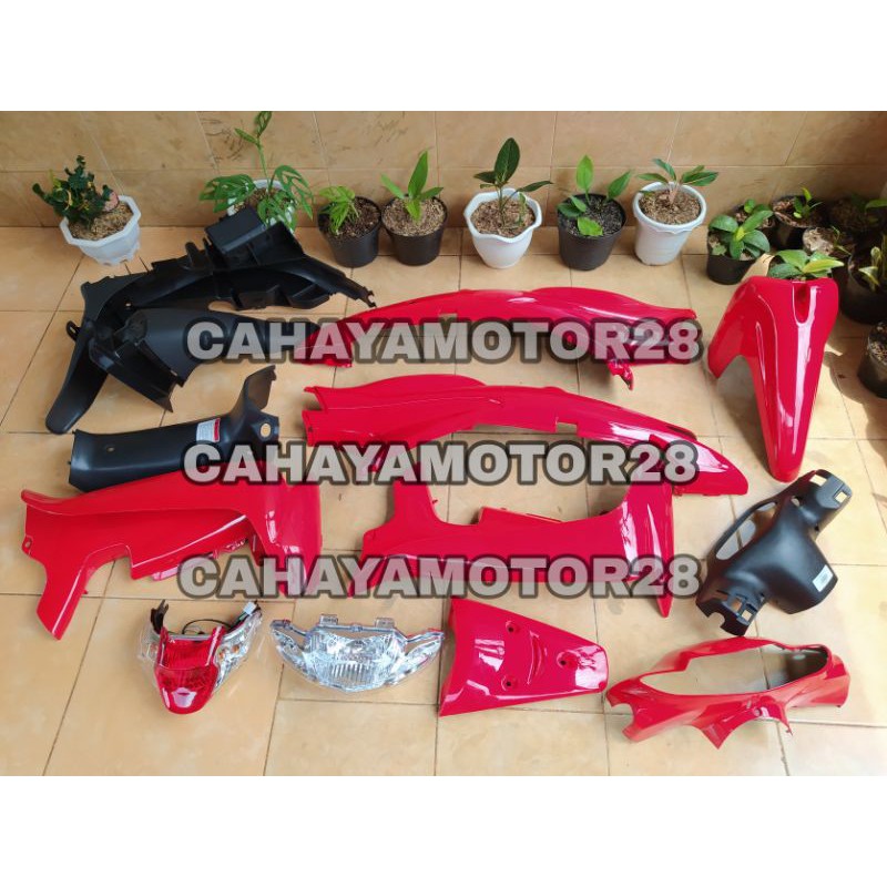 Jual Full Set Body Kasar Halus Smash Lama Warna Biru Merah Plus Lampu Reflektor Depan Belakang