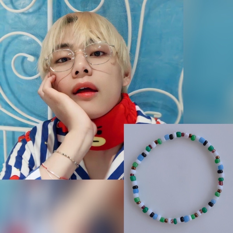 Bts Beads Bracelet Kpop Gelang Kim Taehyung BTS Bracelet Beads