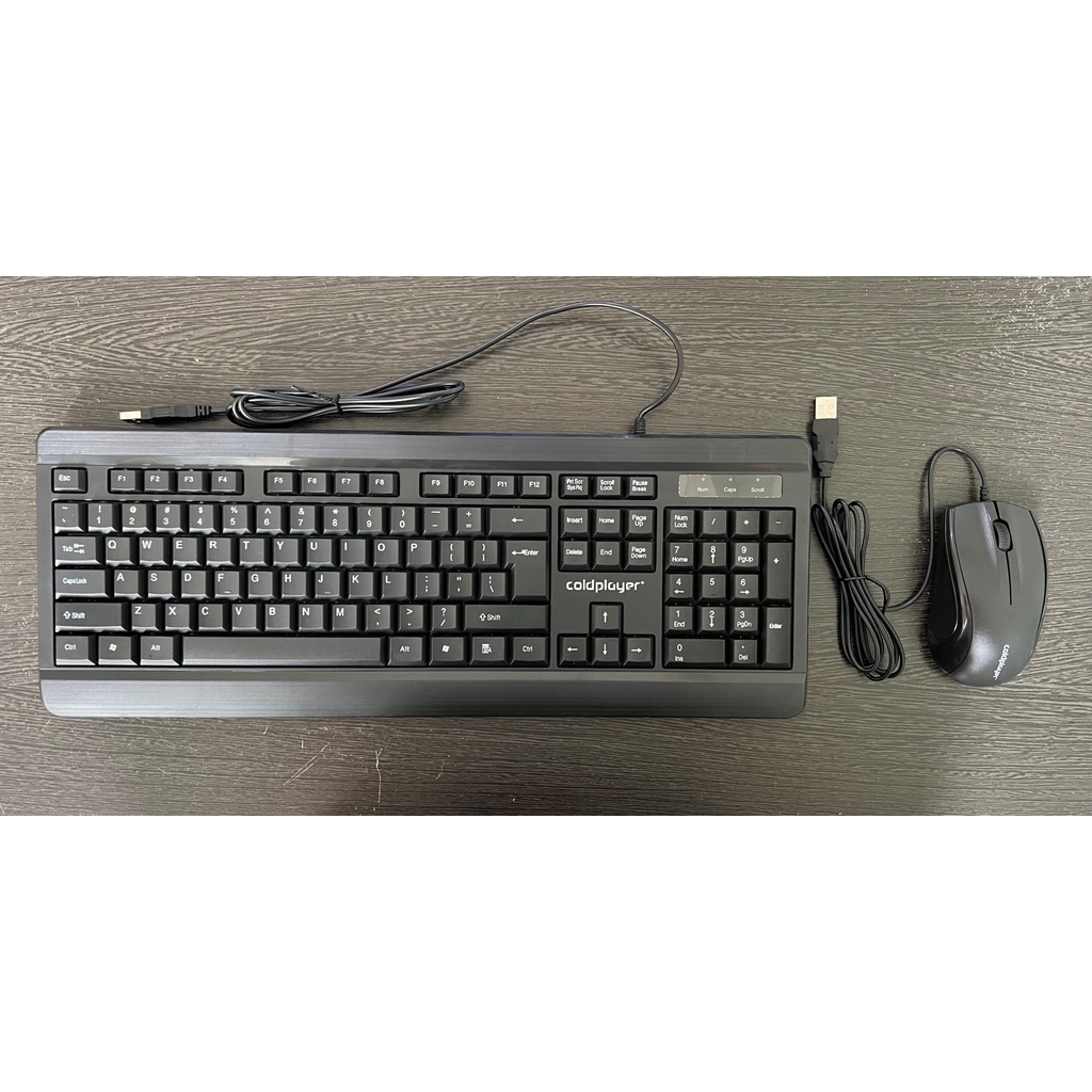 Jual Keyboard Mouse Combo Coldplayer KM-711 USB Office | Shopee Indonesia
