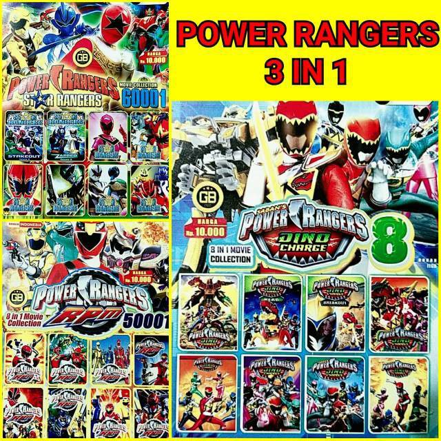 Jual KASET FILM ROBOT POWER RANGERS -FILM ANAK COWOK POWER RANGERS ...