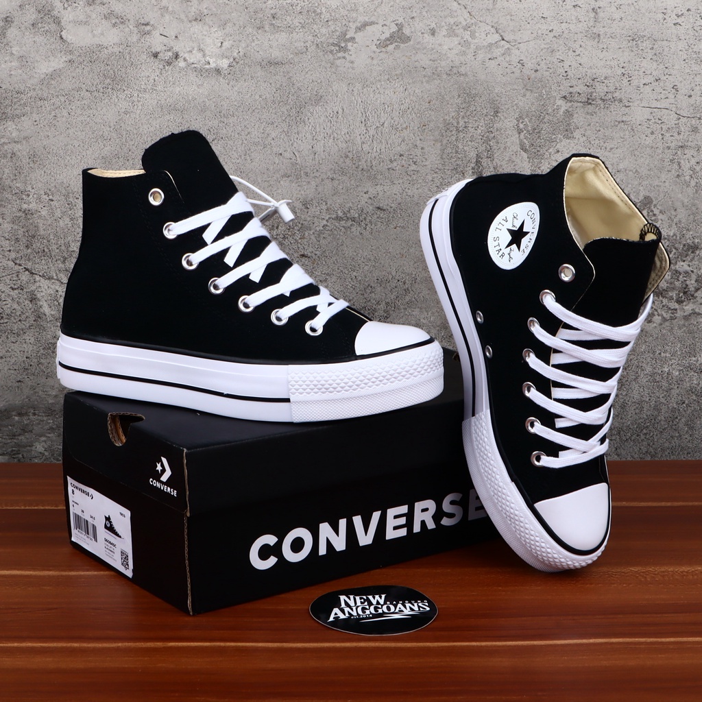 Converse discount altos negro