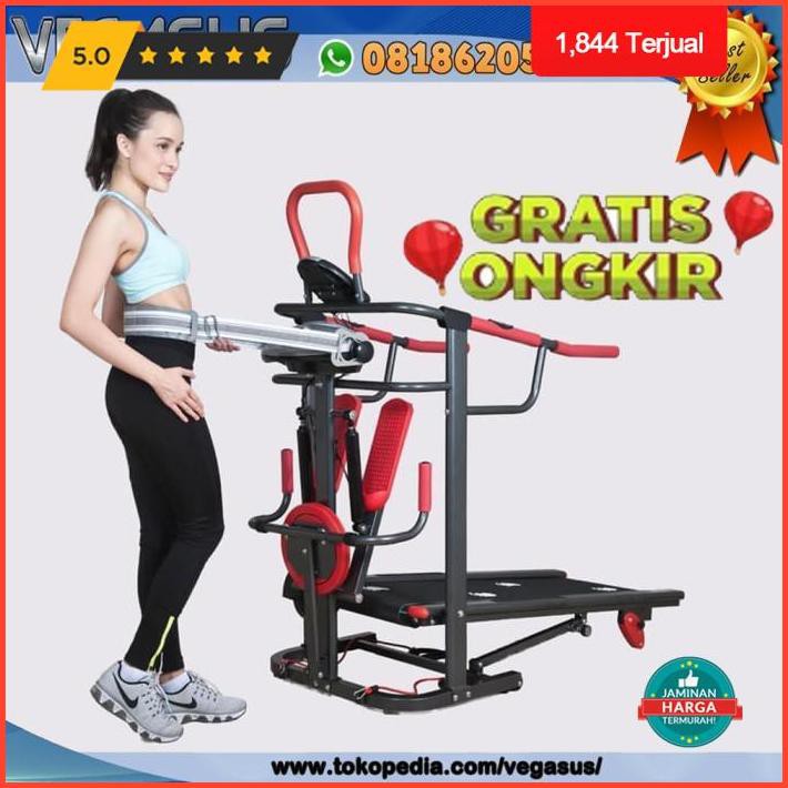 Jual Alat Olahraga Jalan Lari Treadmill 6 In 1 Ada Toko Real