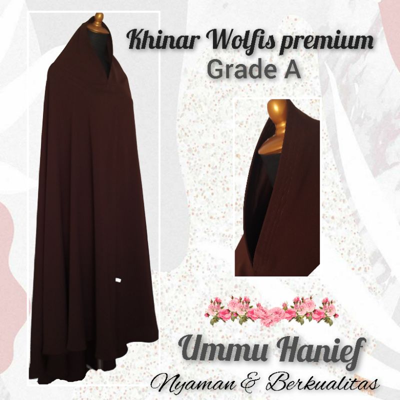 Jual Ummu Hanief - Jilbab Hijab Bergo Instan Basic - Woolpeach Premium ...