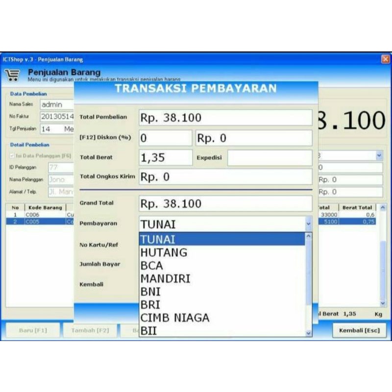 Jual Software Toko Online v3 Aplikasi kasir POS Point Of Sales | Shopee ...