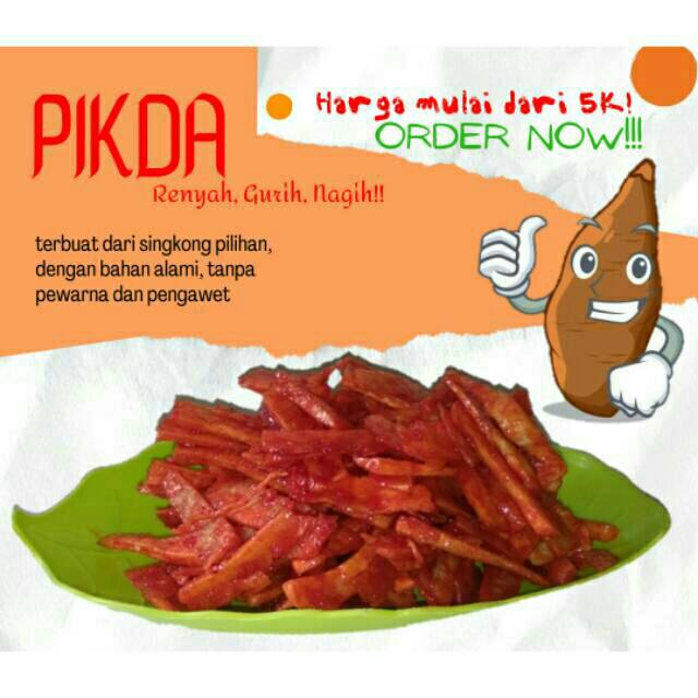 Jual Pikda keripik singkong balado | Shopee Indonesia