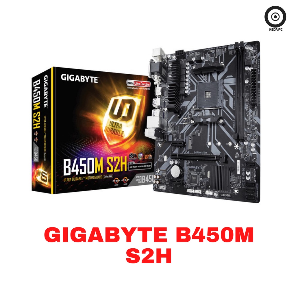 Jual GIGABYTE B450M S2H | Shopee Indonesia