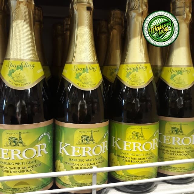 Jual Keror Sparkling White Grape Juice Minuman Soda Jus Anggur Putih
