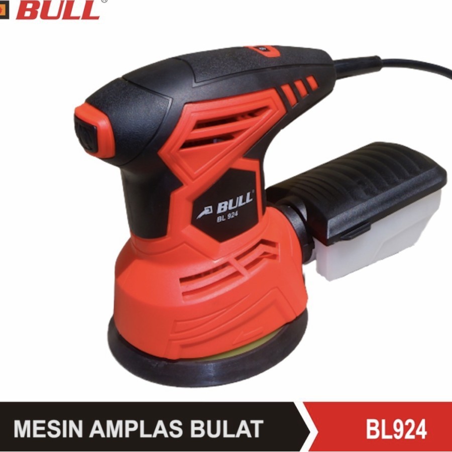 Jual Promo Bull Bl924 Mesin Amplas Bulat Orbital Sander Saklar Variable ...
