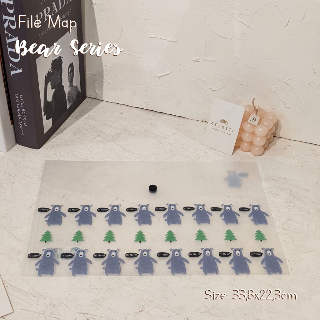 Jual File Map Document Aesthetic | Map Penyimpan File Lucu Edisi ...