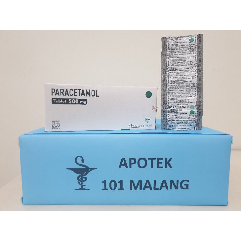 Jual Paracetamol 500 MG Per Strip Isi 10 Tablet | Shopee Indonesia