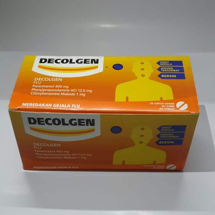 Jual DECOLGEN (1 box isi 25 strip @4 tablet) | Shopee Indonesia