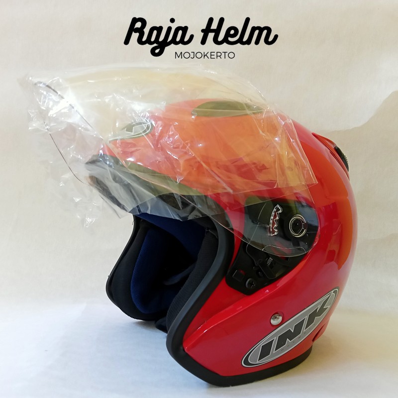 Jual Helm INK KW Model Centro Warna Merah Ferrari Glosy Free Packing ...