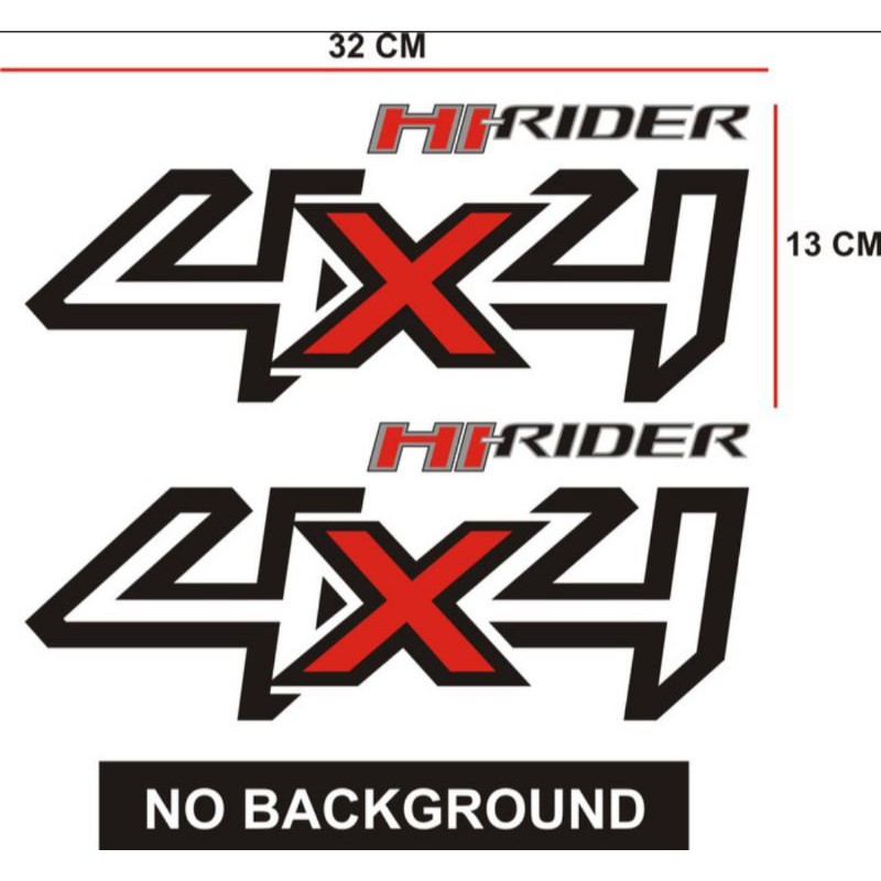 Jual Sticker Hi Rider 4 x 4 Ford Ranger Limited Edition | Shopee Indonesia