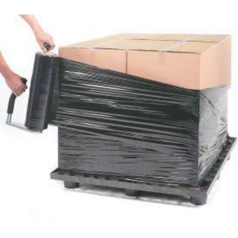 Jual PLASTIK WRAPPING HITAM Roll | Plastic Wreping Warna Black STRETCH ...
