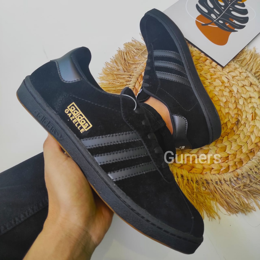 Adidas gazelle clearance hitam