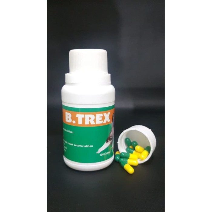 Jual B.TREX BTREX ISI 100 CAPSUL VITAMIN MERPATI ORIGINAL | Shopee ...