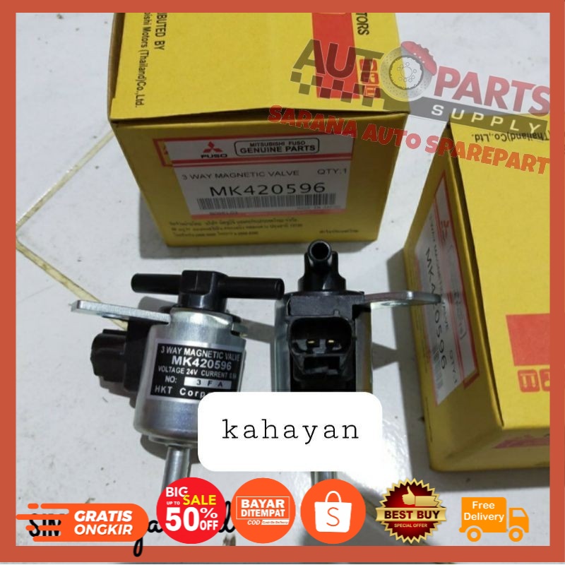Jual brake valve exhaust 3 way switch engine brake rem canter 125t 24v Shopee Indonesia