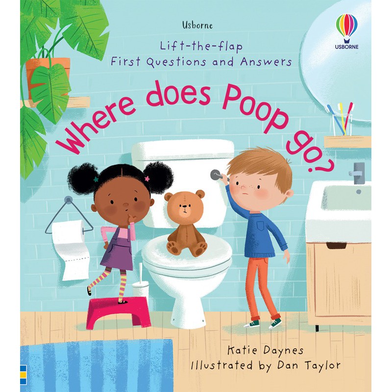 Jual Where does poop go? by Usborne | Shopee Indonesia