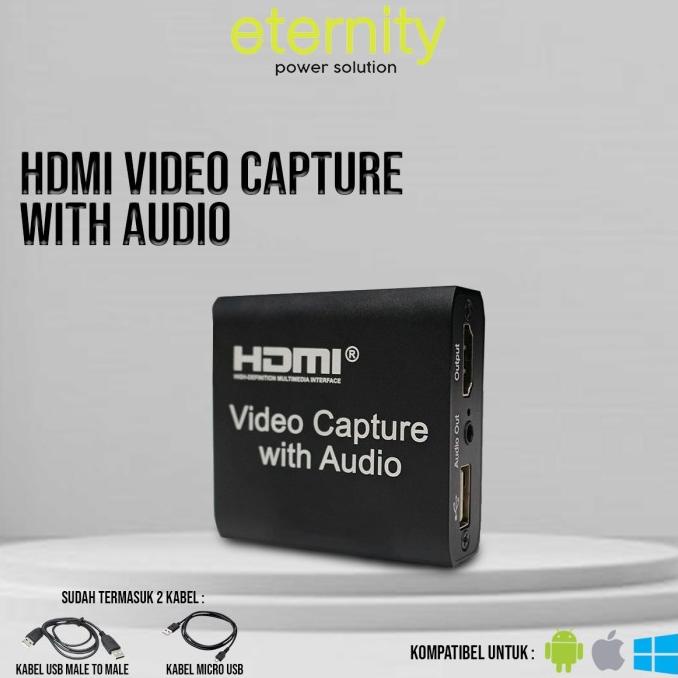 Jual Eternity HDMI Video Capture Loop & Audio 4K / Full HD 1080P