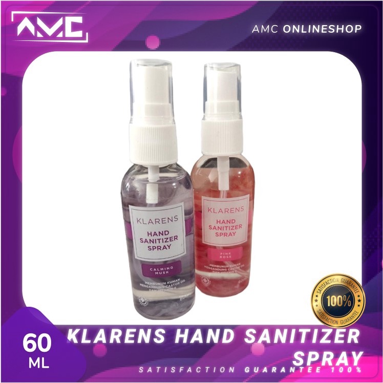 Jual Klarens Hand Sanitizer Spray 60ml Shopee Indonesia