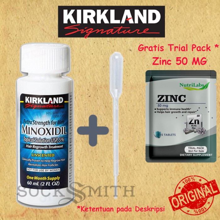 Jual Kirkland Minoxidil Liquid Hair Growth Original By Costco Shopee Indonesia