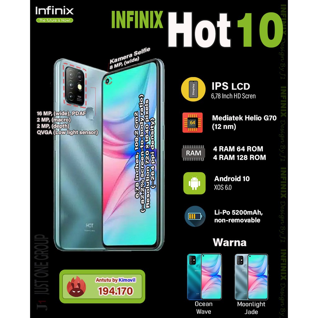 Jual INFINIX HOT 10 GARANSI 1 THN | Shopee Indonesia