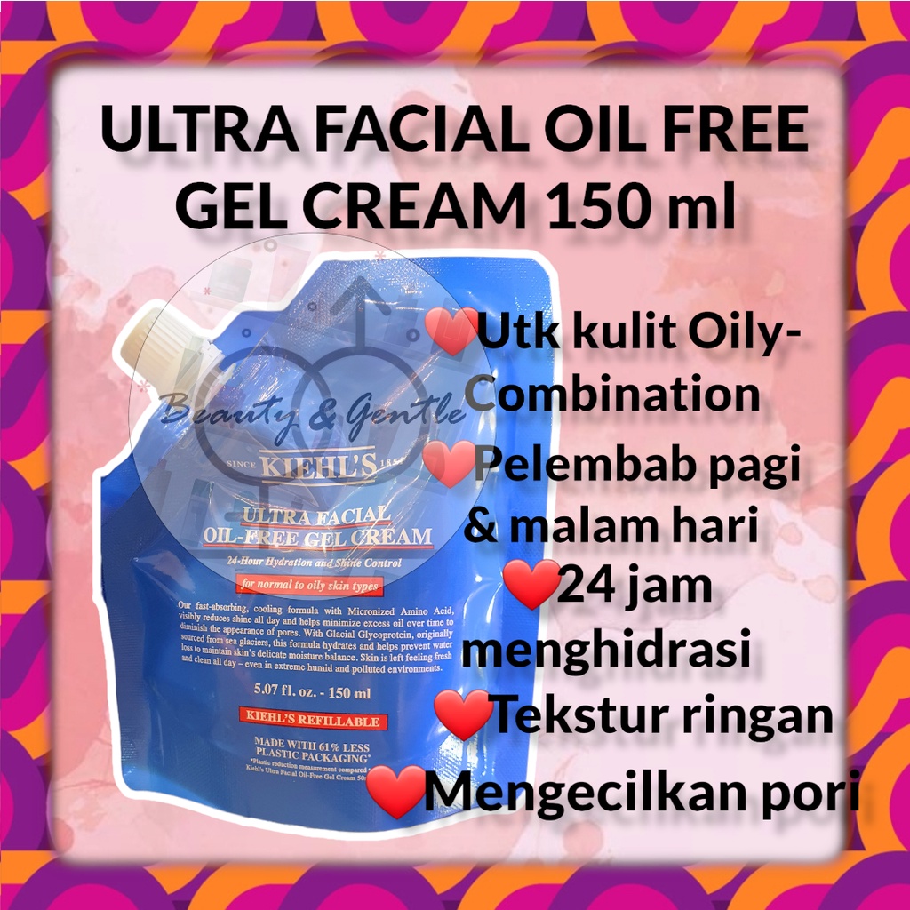 Jual Promo Kiehls Kiehls Ultra Facial Oil Free Gel Cream 28ml 50ml