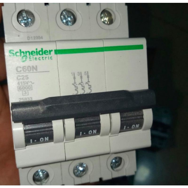 Jual Mcb schneider C60a 3phase 6a sampai 63a | Shopee Indonesia