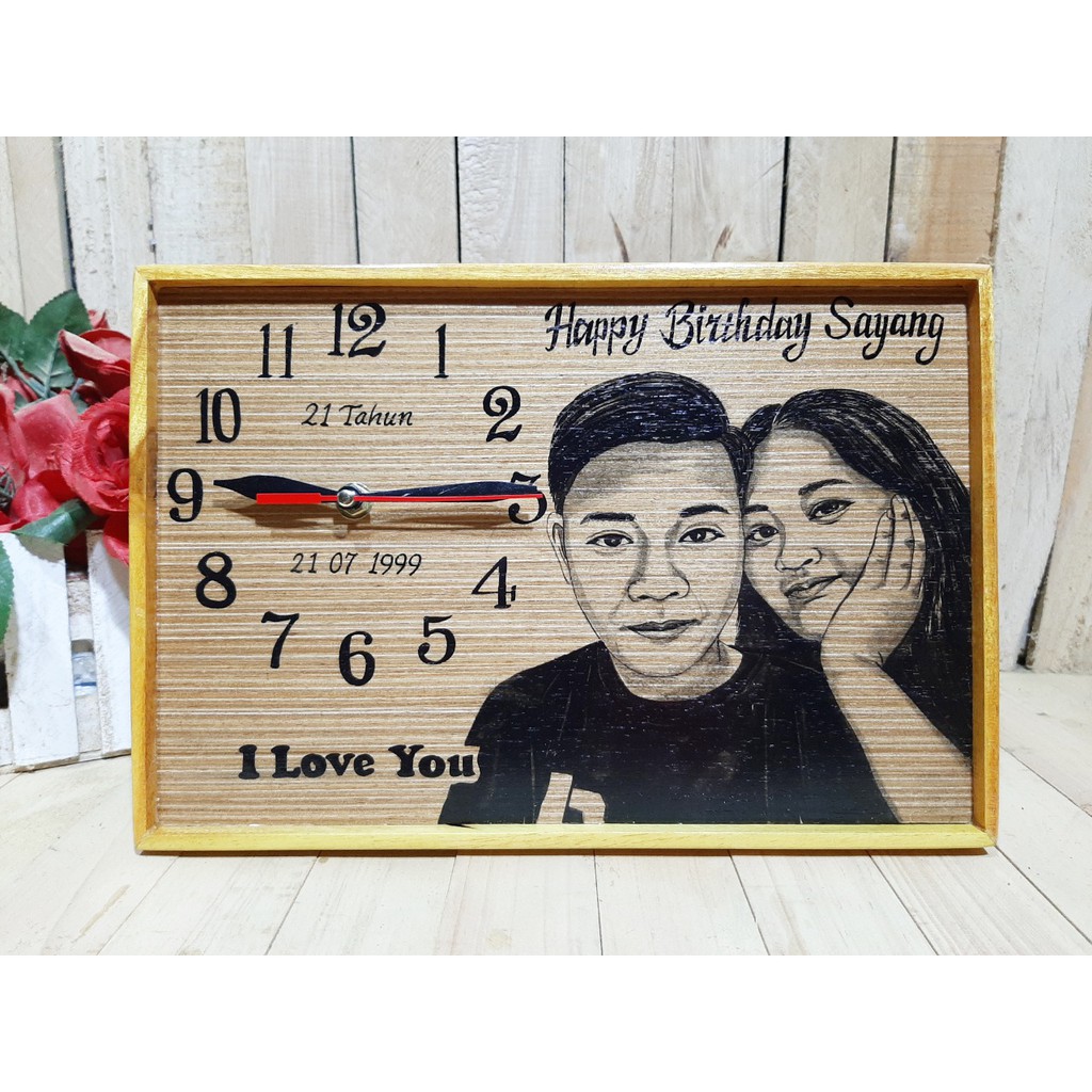 Jual Kado Lukisan Wajah Karikatur Ultah Unik Wisuda Anniversary Wedding