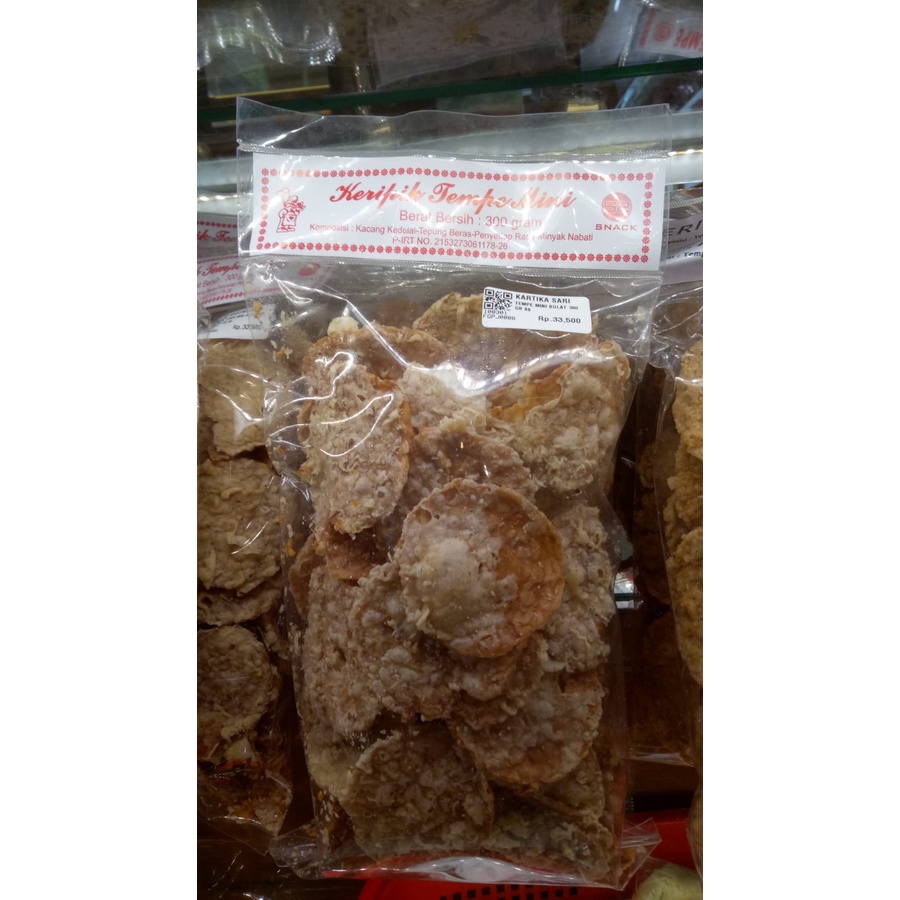 Jual READY 01 NOV 2025 - KERIPIK TEMPE MINI BULAT SS KARTIKA SARI OLEH ...