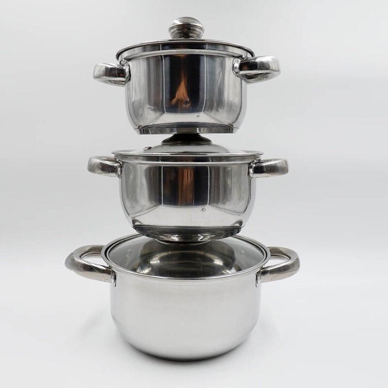 Jual 6 Panci Set / Cookware Set with SS Cover (BISTRO ) BO-1606SS ...