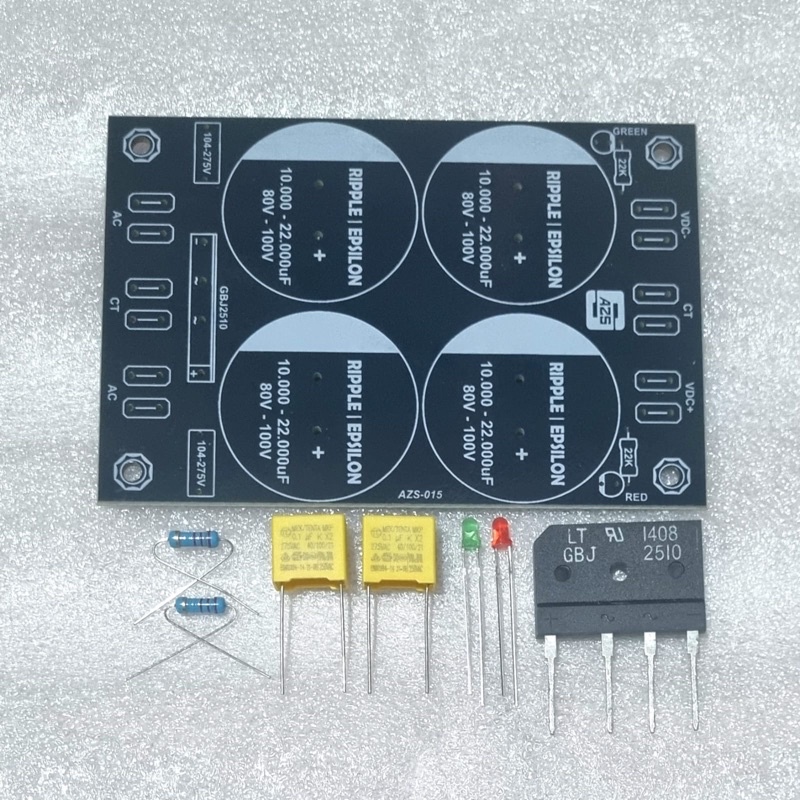 Jual PCB PSU 4 Elco Dioda Tunggal Plus Komponen AZS | Shopee Indonesia