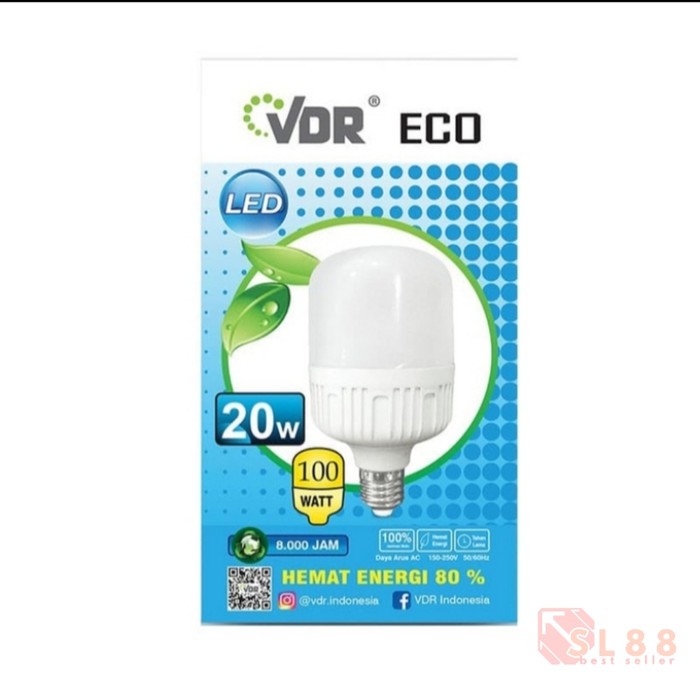 Jual Lampu Bohlam Vdr Eco Bright Led Watt Capsule Shopee Indonesia