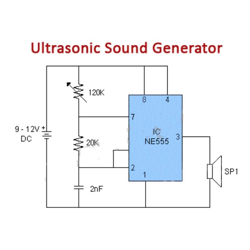 Jual Ultrasonic Sound Generator using 555 Timer | Shopee Indonesia