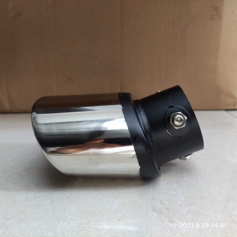 Jual muffler cutter variasi ujung knalpot honda all new brio satya brio RS 2018 2019 2020 2021
