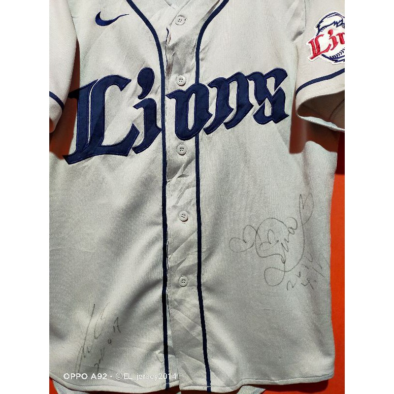 Jersey Baseball Doosan Bears Original Second Kondisi Mulus di Surabaya 