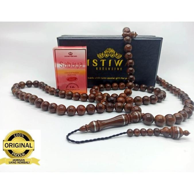 Jual Tasbih Kokkah/Kaukah Timah - Tasbih Kayu Kakka 100% Asli - Coklat ...