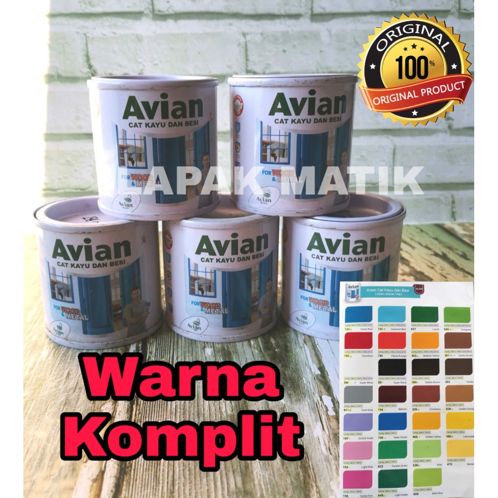 Jual Cat Avian Cat Kayu dan Besi Kecil | Shopee Indonesia