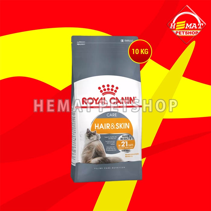 Royal canin hair on sale and skin 10kg