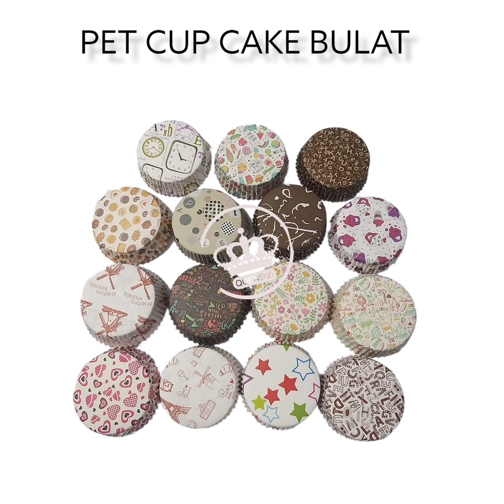 Jual BEST FRESH PET CC BULAT - CUP CAKE KERTAS BULAT - KERTAS KUE ROTI ...
