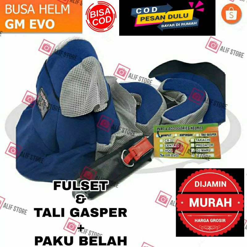 Jual Busa Helm Full Gm Evolution Fullset Busa Evo Shopee Indonesia