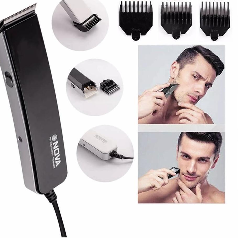 Jual Alat Cukur Rambut Elektrik New Nova Ns 216 Mesin Cukuran Hair Clipper Portable Cukuran