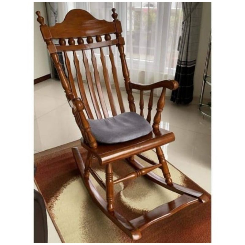 KURSI GOYANG FURNITURE JATI | KURSI MALAS KURSI SANTAI KAYU JATI | KURSI  GOYANG KURSI MALAS MEUBEL FURNITURE JEPARA