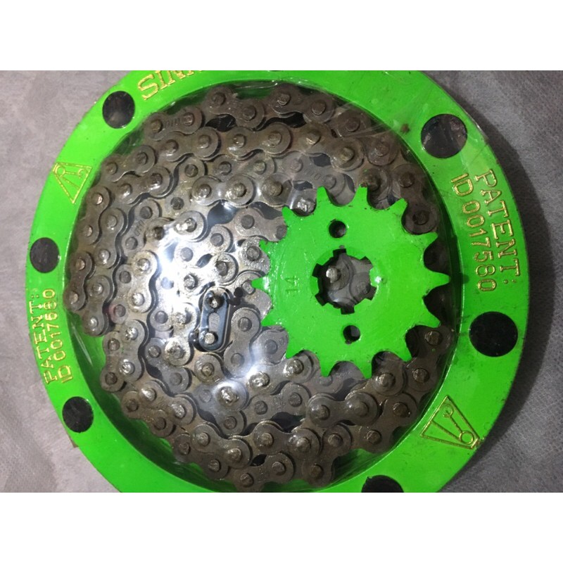 Jual Chain Kit Gear Gir Set Rantai Motor Sinnob Satria Fu Barong ...