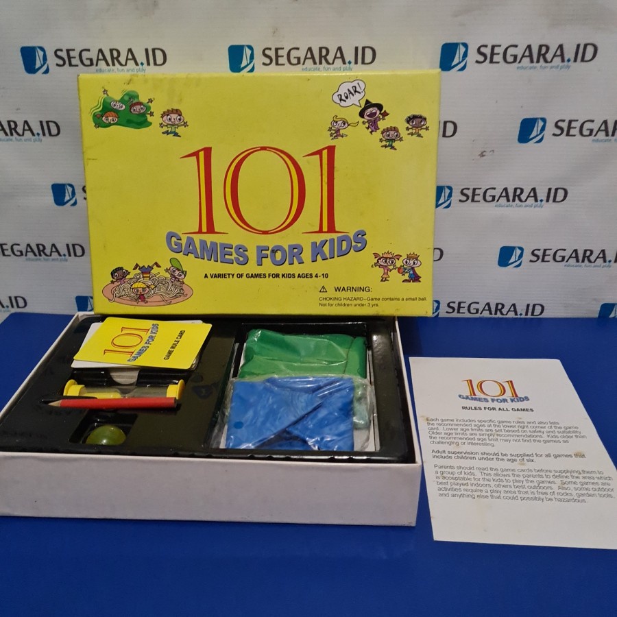 Jual Board Game - 101 Games for Kids For 4 to 10 Years Old | Shopee ...