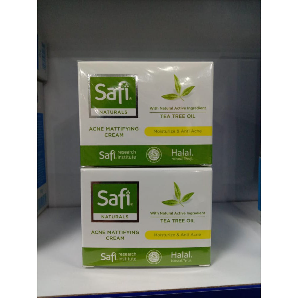 Jual SAFI NATURALS MATTIFYING CREAM TEA TREE OIL ( New Packaging ...