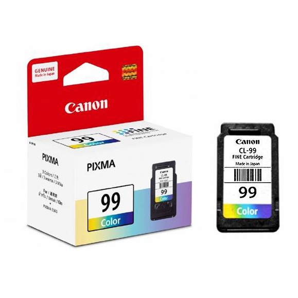 Tinta Original Canon 99 Color CL-99 - Tinta Canon E560 E560R - Tinta Cartridge Katrid (3)